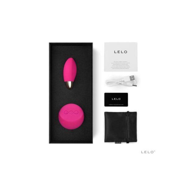 Lyla 2 Vibrating Egg Hot Cerise - Image 2