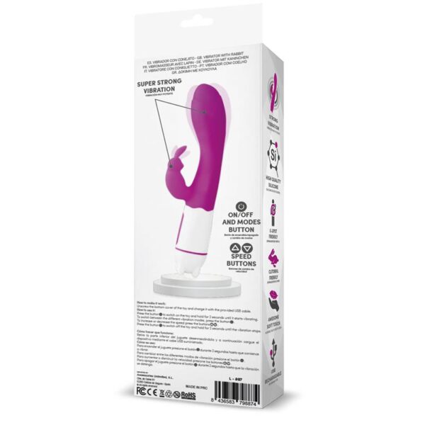 Tonny USB Vibrator G Spot 36 Functions Silicone Purple - Image 4