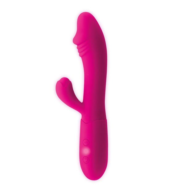 Candy G-Spot Rabbit Vibe USB Silicone Fucshia - Image 4