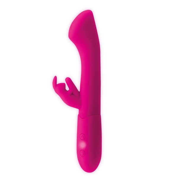 Cotton G-Spot and Rabbit Vibe USB Silicone Fuchsia - Image 4