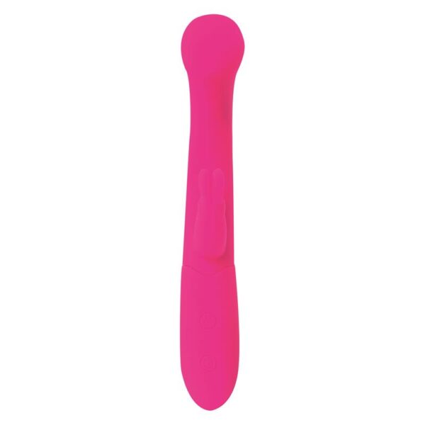 Cotton G-Spot and Rabbit Vibe USB Silicone Fuchsia - Image 5