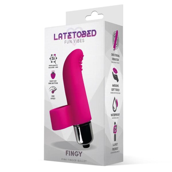 Fingy Finger Bullet Silicone Pink - Image 2