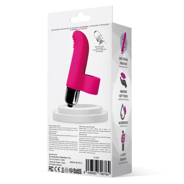 Fingy Finger Bullet Silicone Pink - Image 3