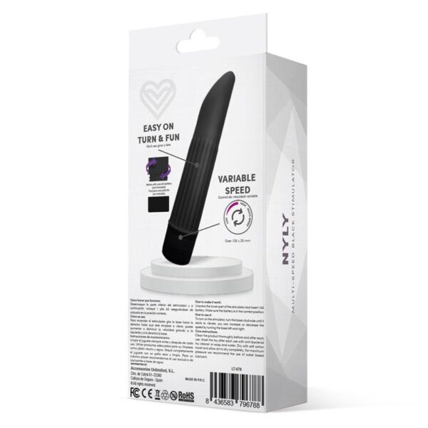 Nyly Multi-Speed Stimulator Black - Image 3