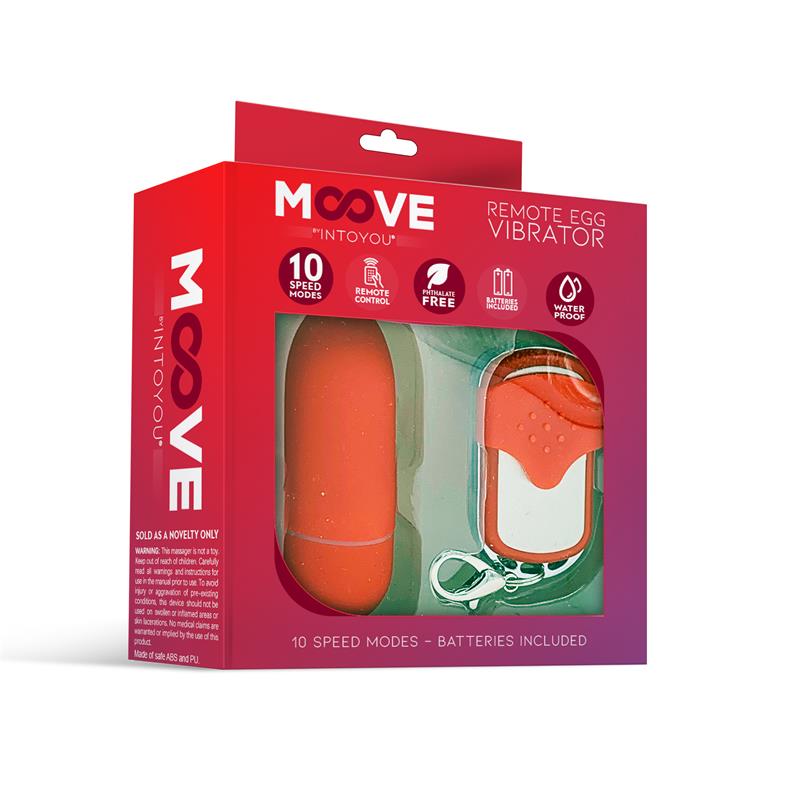 Vibrating Egg with Remote Control Red - Image 2