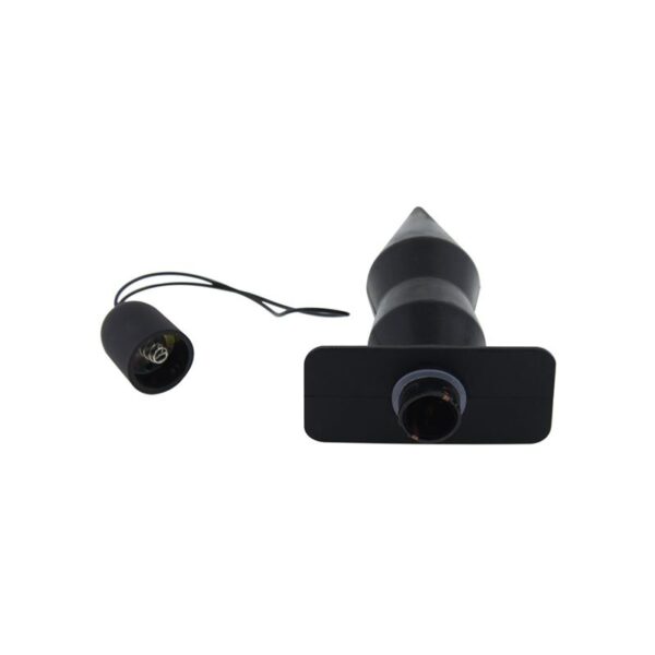 Vibrating Butt Plug with Remote Control Silicone Black - Image 3