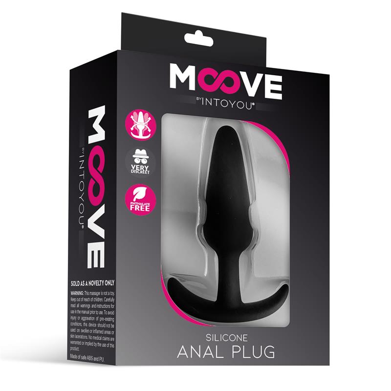 Silicone Butt Plug Small Black - Image 2