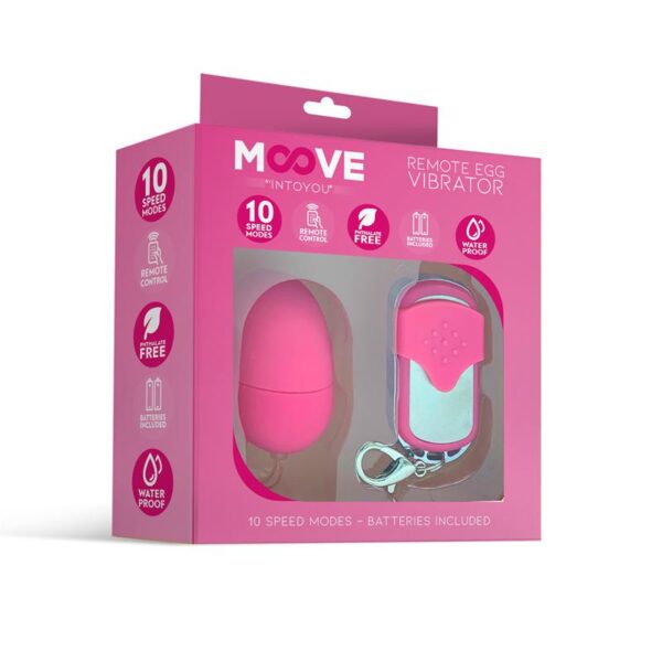 Vibrating Egg with Remote Control Mini Pink - Image 2