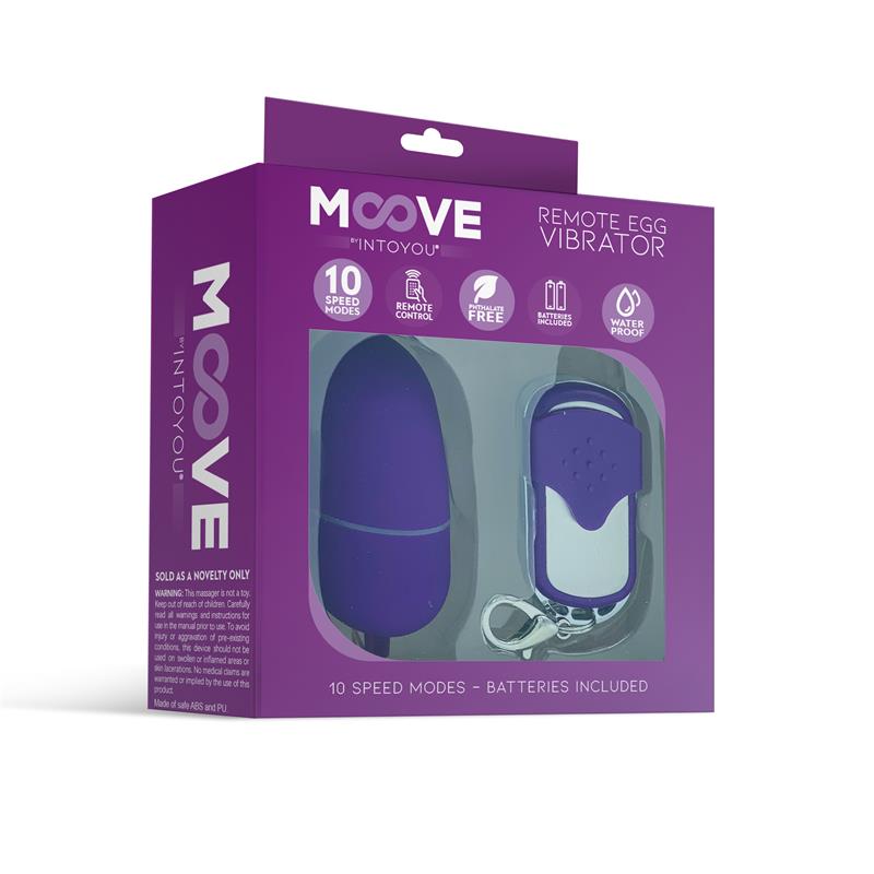 Vibrating Egg with Remote Control Mini Purple - Image 2