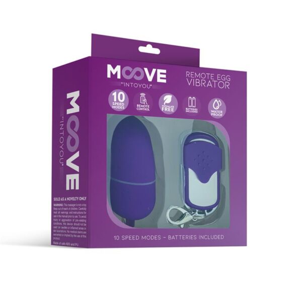 Vibrating Egg with Remote Control Medium Size Purple - Image 2