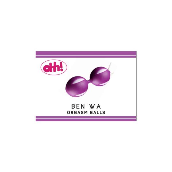 Ben Wa Orgasm Balls Purple 10 x 3.7 cm - Image 4