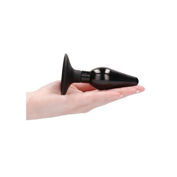 Butt Plug Set Pointed Large Suction Cup Black - Image 10