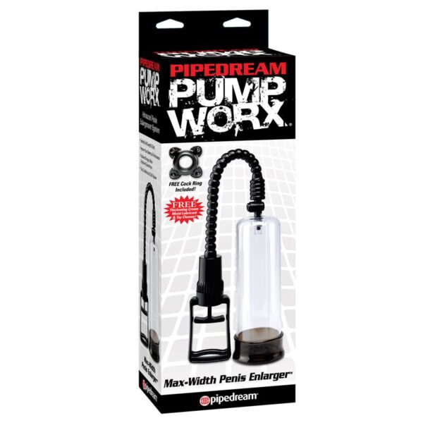 Pump Worx Max-Width Penis Enlarger Black - Image 3