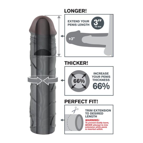 Fantasy X-tensions  Mega 7,6 cm Extension - Black - Image 2