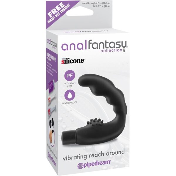 Vibrating Anal Stimulator Colour Black - Image 3