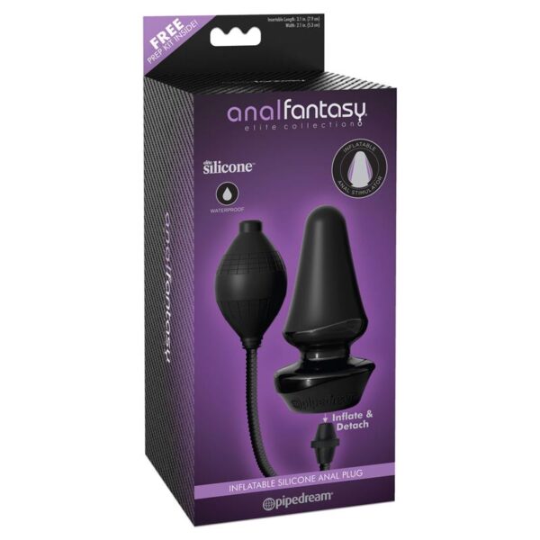 Inflatable Silicone Anal Plug - Image 2