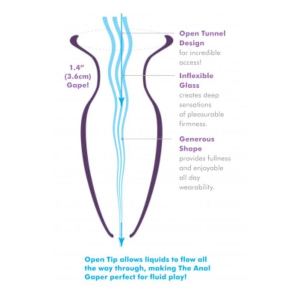 Butt Plug Mega Anal Gaper Clear - Image 3