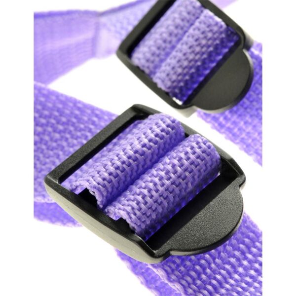 Dillio 7 Strap-On Suspender Harness Set Purple - Image 6