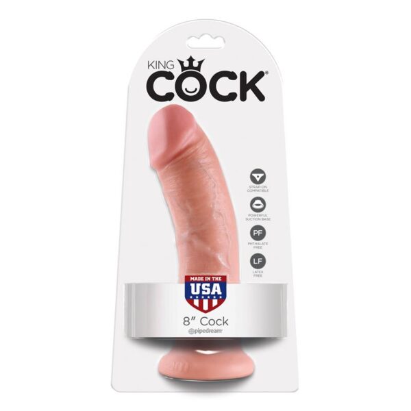 King Cock 20,32 cm Cock 8 - Flesh - Image 2
