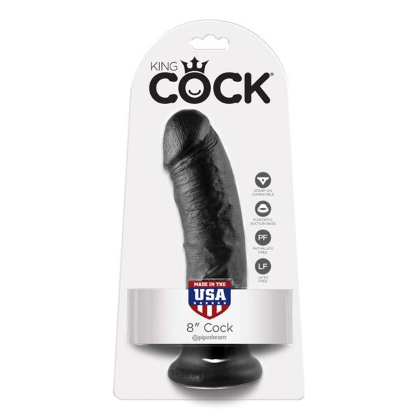 King Cock Dildo 8 - Black - Image 2