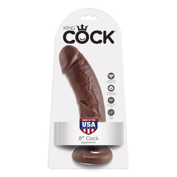 King Cock Dildo 8 - Brown - Image 2