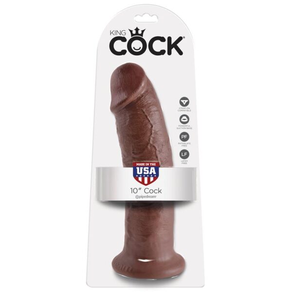 King Cock Dildo 10 - Brown - Image 2
