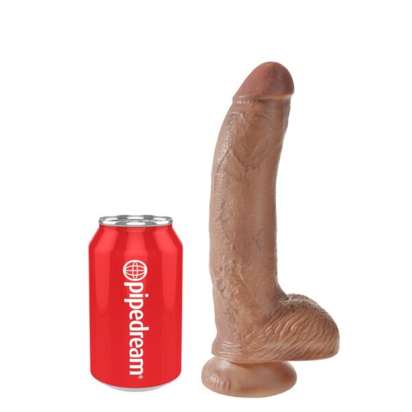 King Cock Cock with Balls 9 - Tan - Image 3