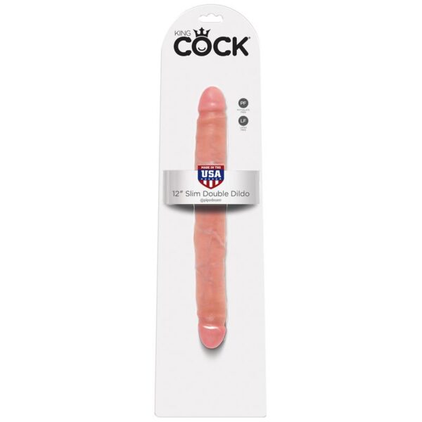 King Cock Double Cock 12 - Flesh - Image 2