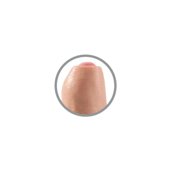 King Cock Realistic Dildo with Movable Foreskin Flesh 7 - Image 3