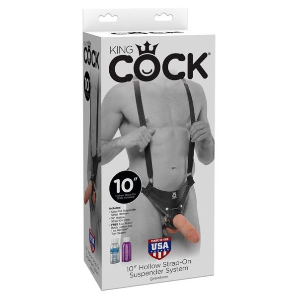 Hollow Strap-On Suspender System 10 - Flesh - Image 2
