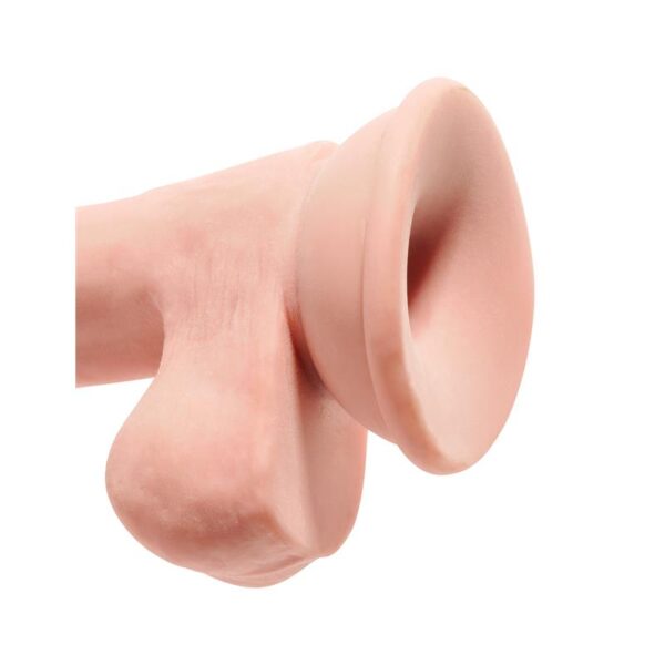 3D Triple Density Dildo with Balls Plus 6.5 Flesh - Image 5