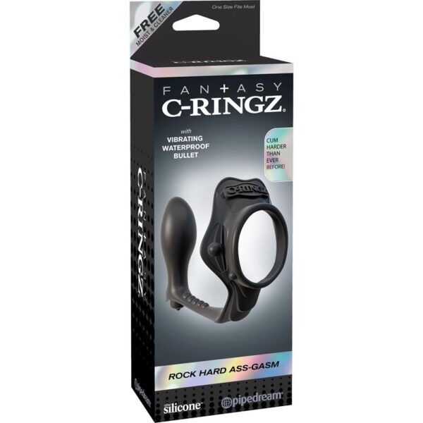 Fantasy C-Ringz Rock Hard Ass-Gasm Black - Image 3