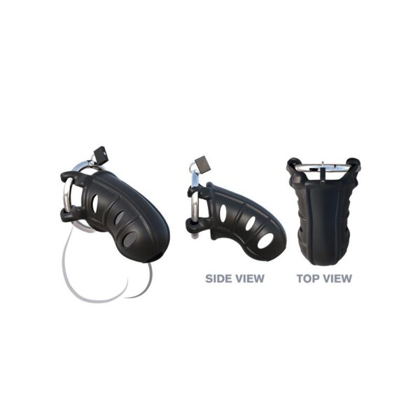 Fantasy C-Ringz Hardcore Silicone Cock Blocker Black - Image 3