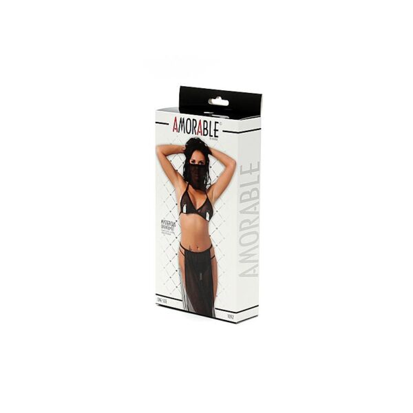 Oriental Costume Black One Size - Image 2