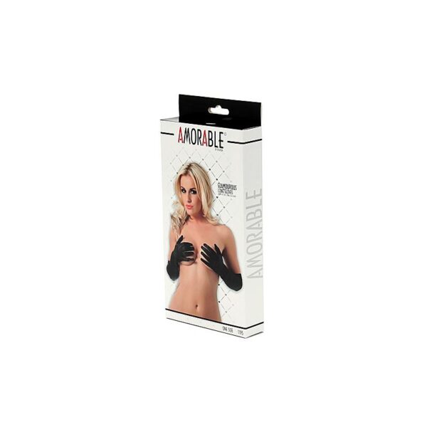 Rimba Amorable Long Gloves Black One Size - Image 2