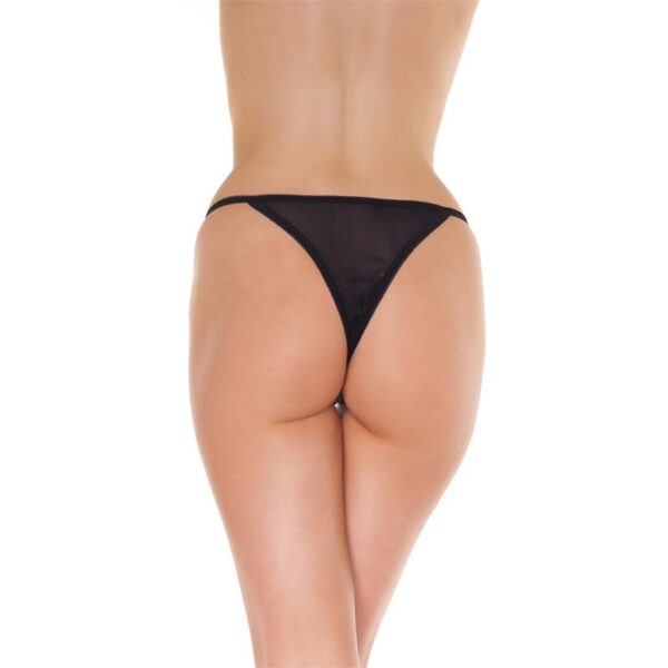 Rimba Amorable Open G-String Black One Size - Image 2