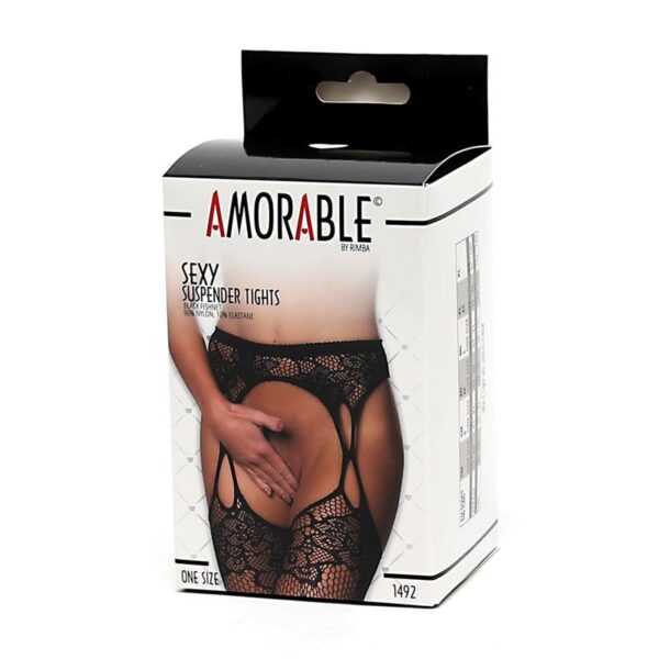 Suspender Tight Black One Size - Image 3