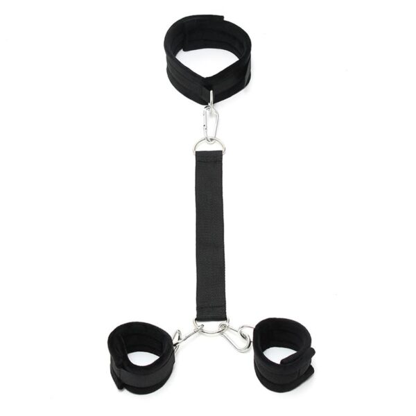 Soft Collar to Handcuffs with Leash Adjustable - Image 2