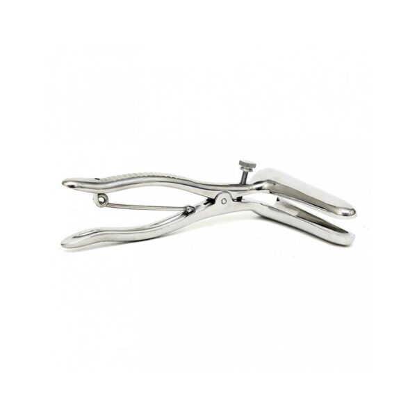 Anal Speculum with 2 Spoons Chrome-Silver - Image 2