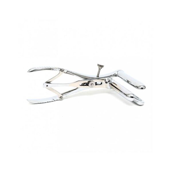 Anal Speculum with 3 Spoons Chrome Silver - Image 2
