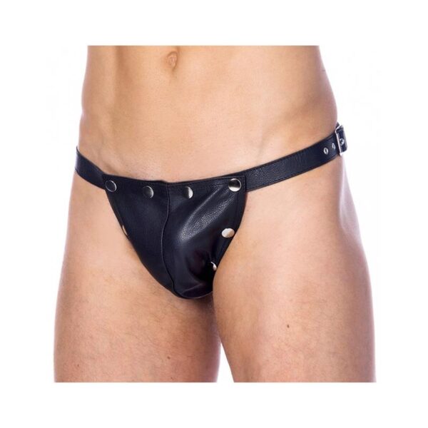 Leather Adjustable Briefs One Size - Image 2