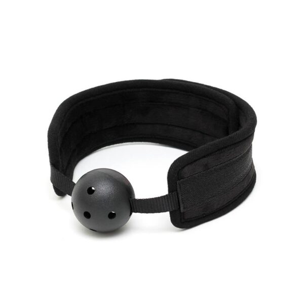 Breathable Gag Ball Black - Image 2