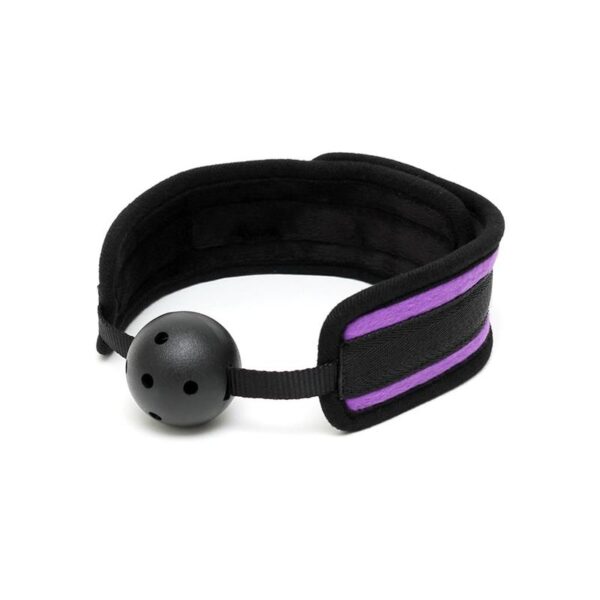 Breathable Gag Ball Purple - Image 2