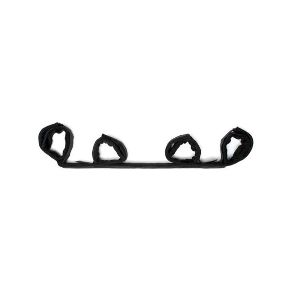 Spreader Bar with 4 Cuffs Black - Image 2