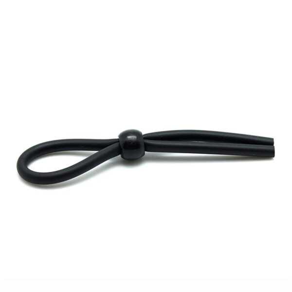 Rimba Latex Play Penis Strap Black - Image 4