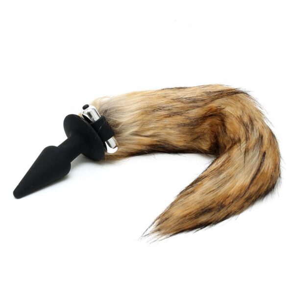 Vibrating Plug with Fox Tail - Image 2