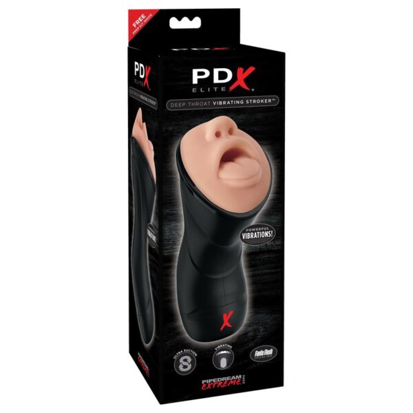 PDX Elite Deep Throat Vibrating Stroker - Image 3