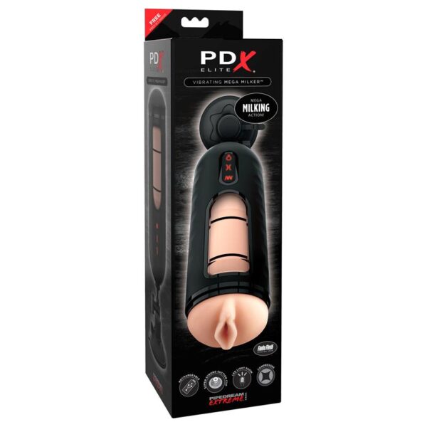 Masturbator with Vibration Mega Milker - Image 2