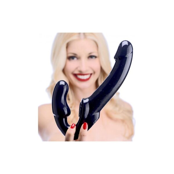 Revolver Strapless Strap On G-Spot Dildo Black - Image 5