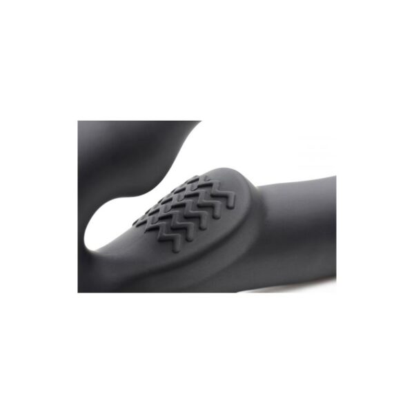 Evoke Vibrating Strapless Strap-On Black - Image 3
